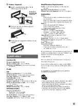 Предварительный просмотр 55 страницы Sony CDX-A360 Operating Instructions Manual