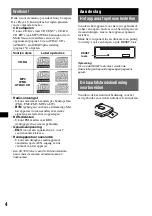 Предварительный просмотр 78 страницы Sony CDX-A360 Operating Instructions Manual