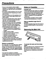 Предварительный просмотр 4 страницы Sony CDX-A55 - Autosound Cd Changer Operating Instructions Manual