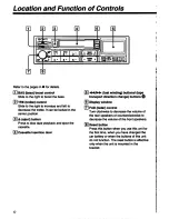 Предварительный просмотр 6 страницы Sony CDX-A55 - Autosound Cd Changer Operating Instructions Manual