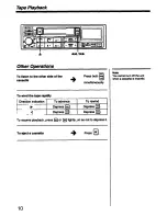 Предварительный просмотр 10 страницы Sony CDX-A55 - Autosound Cd Changer Operating Instructions Manual