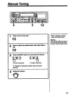 Предварительный просмотр 13 страницы Sony CDX-A55 - Autosound Cd Changer Operating Instructions Manual