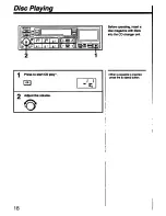 Предварительный просмотр 18 страницы Sony CDX-A55 - Autosound Cd Changer Operating Instructions Manual