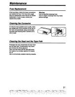 Предварительный просмотр 21 страницы Sony CDX-A55 - Autosound Cd Changer Operating Instructions Manual