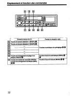 Предварительный просмотр 32 страницы Sony CDX-A55 - Autosound Cd Changer Operating Instructions Manual