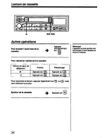 Предварительный просмотр 34 страницы Sony CDX-A55 - Autosound Cd Changer Operating Instructions Manual