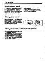 Предварительный просмотр 45 страницы Sony CDX-A55 - Autosound Cd Changer Operating Instructions Manual