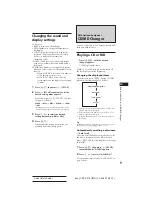 Предварительный просмотр 9 страницы Sony CDX-C410 Operating Instructions Manual