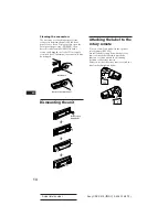 Предварительный просмотр 14 страницы Sony CDX-C410 Operating Instructions Manual