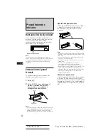 Предварительный просмотр 24 страницы Sony CDX-C410 Operating Instructions Manual