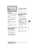 Предварительный просмотр 27 страницы Sony CDX-C410 Operating Instructions Manual