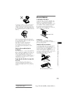 Предварительный просмотр 35 страницы Sony CDX-C410 Operating Instructions Manual