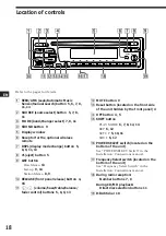 Предварительный просмотр 18 страницы Sony CDX-C460 - Fm/am Compact Disc Player Operating Instructions Manual