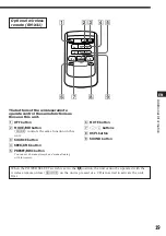 Предварительный просмотр 19 страницы Sony CDX-C460 - Fm/am Compact Disc Player Operating Instructions Manual