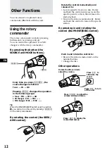 Предварительный просмотр 12 страницы Sony CDX-C480 - Fm/am Compact Disc Player Operating Instructions Manual