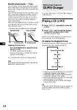 Предварительный просмотр 14 страницы Sony CDX-C480 - Fm/am Compact Disc Player Operating Instructions Manual