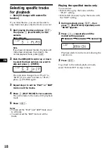 Предварительный просмотр 18 страницы Sony CDX-C480 - Fm/am Compact Disc Player Operating Instructions Manual