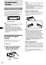 Предварительный просмотр 30 страницы Sony CDX-C480 - Fm/am Compact Disc Player Operating Instructions Manual