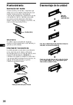 Предварительный просмотр 44 страницы Sony CDX-C480 - Fm/am Compact Disc Player Operating Instructions Manual