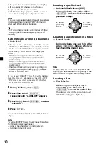 Предварительный просмотр 10 страницы Sony CDX-C4900R Operating Instructions Manual