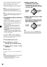 Предварительный просмотр 10 страницы Sony CDX-C5000FP Operating Instructions Manual