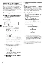 Предварительный просмотр 12 страницы Sony CDX-C5000FP Operating Instructions Manual