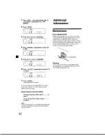 Предварительный просмотр 24 страницы Sony CDX-C5000X - Fm/am Compact Disc Player Operating Instructions Manual