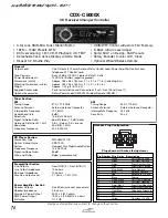 Sony CDX-C5000X - Fm/am Compact Disc Player Specifications предпросмотр