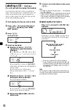 Предварительный просмотр 12 страницы Sony CDX-C5050X - Fm/am Compact Disc Player Operating Instructions Manual