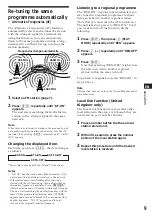 Preview for 9 page of Sony CDX-C560RDS Operating Instructions Manual