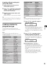 Preview for 11 page of Sony CDX-C560RDS Operating Instructions Manual