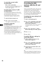 Preview for 14 page of Sony CDX-C570R Operating Instructions Manual