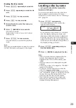 Preview for 23 page of Sony CDX-C570R Operating Instructions Manual