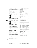 Preview for 12 page of Sony CDX-C610 Operating Instructions Manual