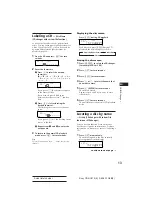 Preview for 13 page of Sony CDX-C610 Operating Instructions Manual