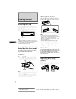 Preview for 4 page of Sony CDX-C610RDS Operating Instructions Manual