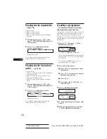 Preview for 16 page of Sony CDX-C610RDS Operating Instructions Manual