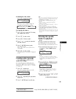 Preview for 19 page of Sony CDX-C610RDS Operating Instructions Manual