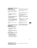 Preview for 65 page of Sony CDX-C610RDS Operating Instructions Manual