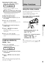 Preview for 11 page of Sony CDX-C660 - Fm/am Compact Disc Player Operating Instructions Manual