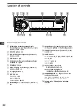 Preview for 22 page of Sony CDX-C660 - Fm/am Compact Disc Player Operating Instructions Manual