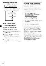 Предварительный просмотр 16 страницы Sony CDX-C6600 Operating Instructions Manual