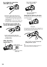 Preview for 14 page of Sony CDX-C6750 Operating Instructions Manual