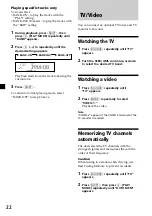 Preview for 22 page of Sony CDX-C6750 Operating Instructions Manual