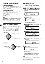 Предварительный просмотр 8 страницы Sony CDX-C6800X Operating Instructions Manual