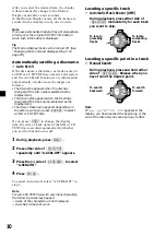 Предварительный просмотр 10 страницы Sony CDX-C6800X Operating Instructions Manual