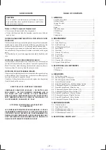 Предварительный просмотр 2 страницы Sony CDX-C6850 Service Manual