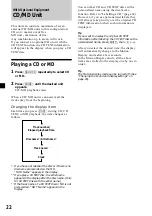 Предварительный просмотр 22 страницы Sony CDX-C6850R Operating Instructions Manual