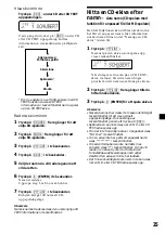 Предварительный просмотр 115 страницы Sony CDX-C6850R Operating Instructions Manual