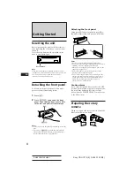 Предварительный просмотр 4 страницы Sony CDX-C710 Operating Instructions Manual